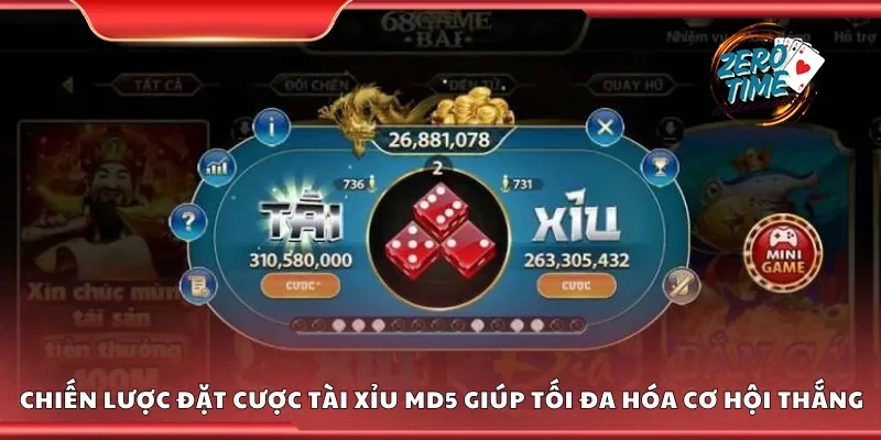 Mẹo đặt cược tài xỉu MD5 giúp tối đa hóa cơ hội thắng